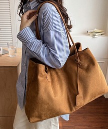 lulufa（ルルファ）の「ヴィンテージ風 スエードライク ビッグトートバッグ（トートバッグ）」