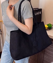 lulufa（ルルファ）の「ヴィンテージ風 スエードライク ビッグトートバッグ（トートバッグ）」