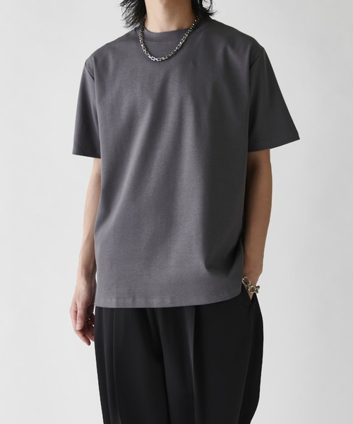 Lui's（ルイス）の「サマーミラノベーシックTシャツ（Tシャツ/カットソー・メンズ・ホワイト/ブラック/チャコールグレー・S/M）」の3枚目の写真