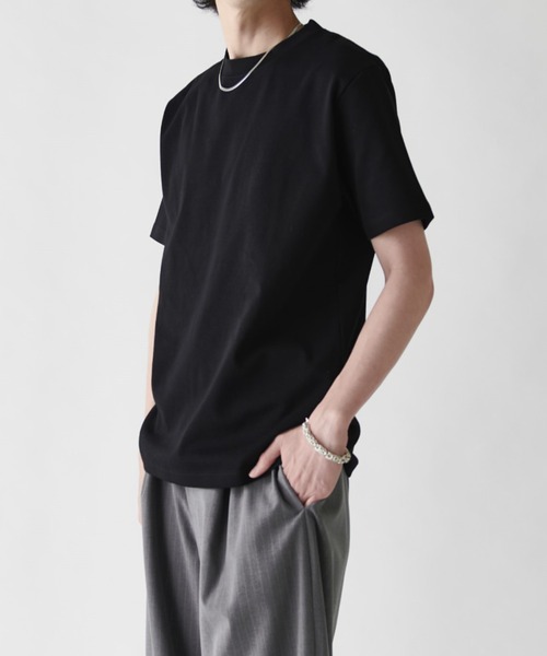 Lui's（ルイス）の「サマーミラノベーシックTシャツ（Tシャツ/カットソー・メンズ・ホワイト/ブラック/チャコールグレー・S/M）」の13枚目の写真