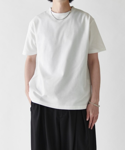 Lui's（ルイス）の「サマーミラノベーシックTシャツ（Tシャツ/カットソー・メンズ・ホワイト/ブラック/チャコールグレー・S/M）」の5枚目の写真