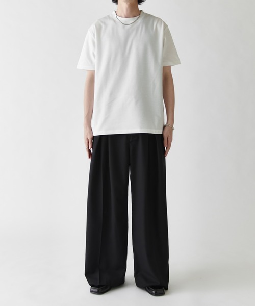 Lui's（ルイス）の「サマーミラノベーシックTシャツ（Tシャツ/カットソー・メンズ・ホワイト/ブラック/チャコールグレー・S/M）」の9枚目の写真