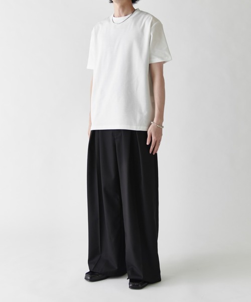 Lui's（ルイス）の「サマーミラノベーシックTシャツ（Tシャツ/カットソー・メンズ・ホワイト/ブラック/チャコールグレー・S/M）」の10枚目の写真
