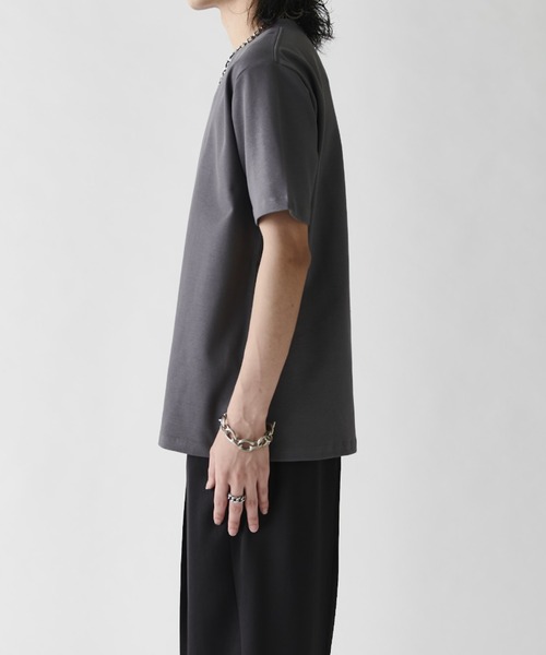 Lui's（ルイス）の「サマーミラノベーシックTシャツ（Tシャツ/カットソー・メンズ・ホワイト/ブラック/チャコールグレー・S/M）」の21枚目の写真