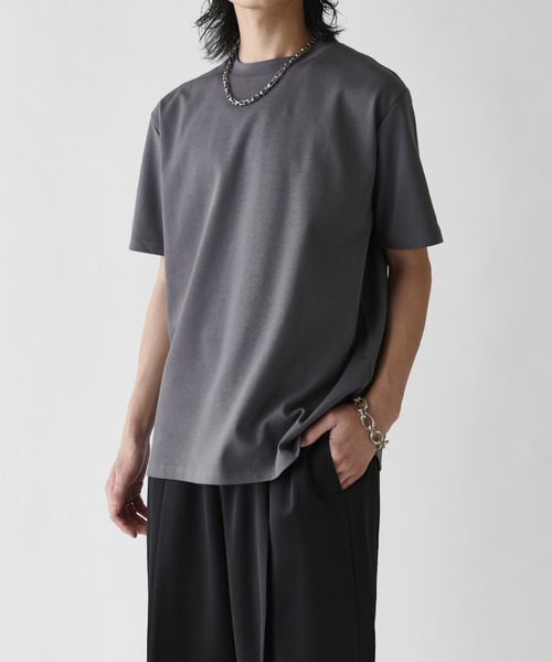 Lui's（ルイス）の「サマーミラノベーシックTシャツ（Tシャツ/カットソー・メンズ・ホワイト/ブラック/チャコールグレー・S/M）」の19枚目の写真