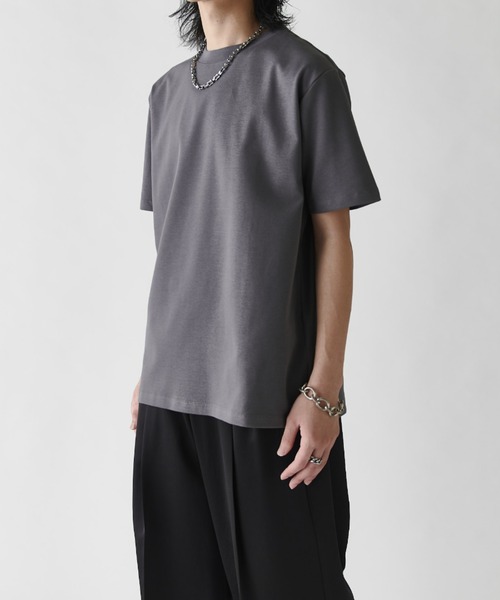 Lui's（ルイス）の「サマーミラノベーシックTシャツ（Tシャツ/カットソー・メンズ・ホワイト/ブラック/チャコールグレー・S/M）」の20枚目の写真