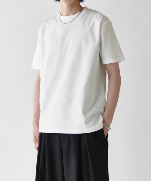 Lui's（ルイス）の「サマーミラノベーシックTシャツ（Tシャツ/カットソー・メンズ・ホワイト/ブラック/チャコールグレー・S/M）」の6枚目の写真