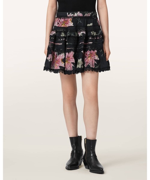 ハ*ル様 Sretsis 2016ss 総レースミニスカート セール】ZORA LACE TRIMMED MINI SKIRT | ZORA レース トリム ミニ