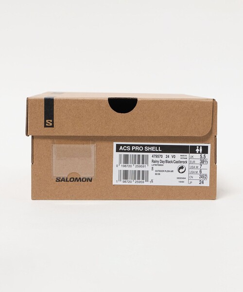 SALOMON(サロモン)の「<Salomon>ASC PRO SHELL スニーカー(スニーカー・レディース・ブラック/オフホワイト・24cm/25cm/24.5cm/23.5cm/23cm)」の15枚目の写真