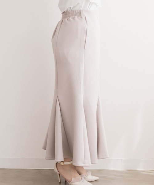 CLETTE(クレット)の「CLETTEオリジナルストレッチマーメイドスカート(スカート・レディース・ブラック/グレイッシュベージュ/チャコールグレー・LL/4L/3L)」の14枚目の写真