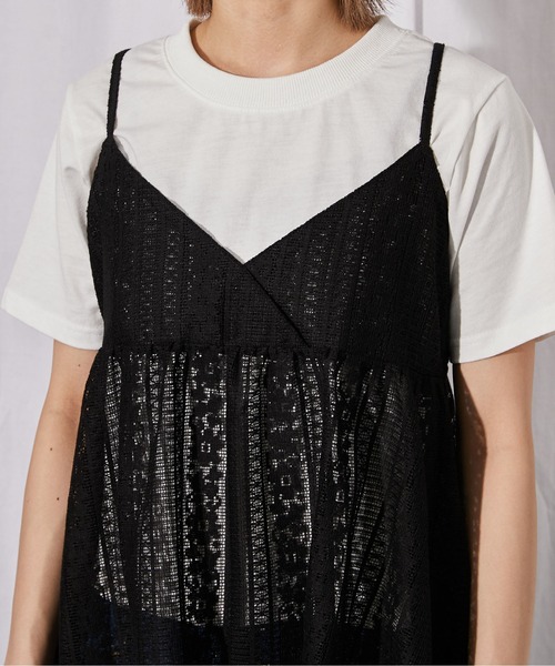 GORGE(ゴージ)の「《レース×フレアシルエット》キャミチュニック/フェミニン/春夏/全2色(チュニック・レディース・アイボリー/ブラック・F)」の11枚目の写真