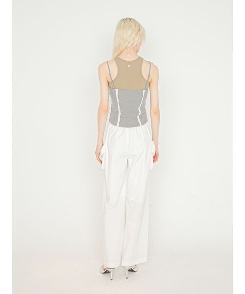 SORIN(ソリン )の「Lace Decorated Cami Bustier/レースデコレート キャミビスチェ(その他トップス・レディース・ブラック/グレー/オフホワイト・38)」の14枚目の写真