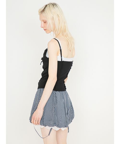 SORIN(ソリン )の「Lace Decorated Cami Bustier/レースデコレート キャミビスチェ(その他トップス・レディース・ブラック/グレー/オフホワイト・38)」の18枚目の写真