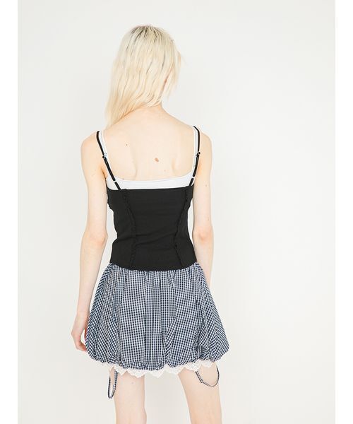 SORIN(ソリン )の「Lace Decorated Cami Bustier/レースデコレート キャミビスチェ(その他トップス・レディース・ブラック/グレー/オフホワイト・38)」の19枚目の写真