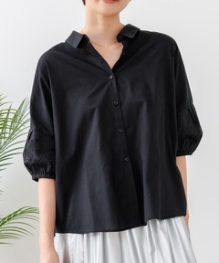 GATHER SLEEVE ROUND BLOUSE（シャツ/ブラウス）｜Ameri（アメリ）の 