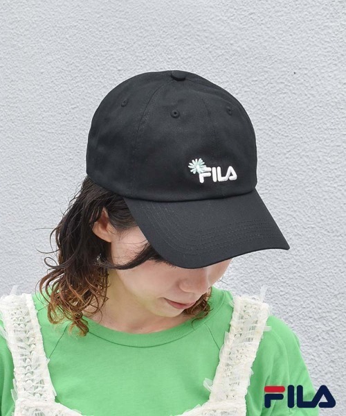 FILAフラワー刺繍キャップ（キャップ）｜FILA（フィラ）のファッション