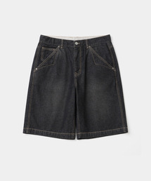 UNIFORM BRIDGE（ユニフォームブリッジ）の「work denim shorts black（デニムパンツ）」