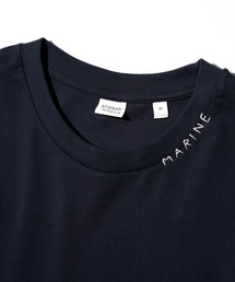 THRIFTY LOOK / スリフティールック NECK LOGO CREATOR SS TEE オーガニックコットン 刺繍 ミディアムウェイト Tシャツ