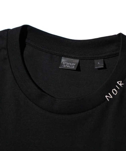 THRIFTY LOOK(スリフティールック)の「THRIFTY LOOK / スリフティールック NECK LOGO CREATOR SS TEE オーガニックコットン 刺繍 ミディアムウェイト Tシャツ(Tシャツ/カットソー・メンズ・ホワイト/ブラック/ネイビー・LARGE/X-LARGE/MEDIUM)」の3枚目の写真