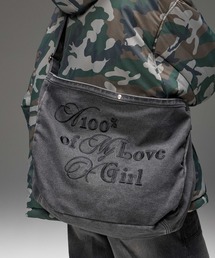 X-girl | MIX FONT LOGO FADED SHOULDER BAG(ショルダーバッグ)
