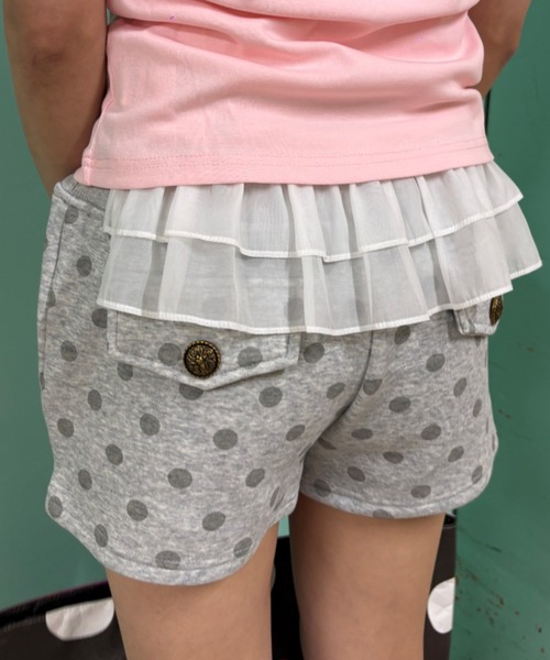 Never mind the XU(ネバーマインドザエックスユー)の「【Never mind the XU】dot sweat shorts / 【ネバーマインド ザ エックスユー】ドットスウェットマイクロショートパンツ(スウェットパンツ・レディース・グレー/ピンク・L)」の18枚目の写真