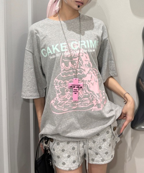 Never mind the XU(ネバーマインドザエックスユー)の「【Never mind the XU】dot sweat shorts / 【ネバーマインド ザ エックスユー】ドットスウェットマイクロショートパンツ(スウェットパンツ・レディース・グレー/ピンク・L)」の19枚目の写真