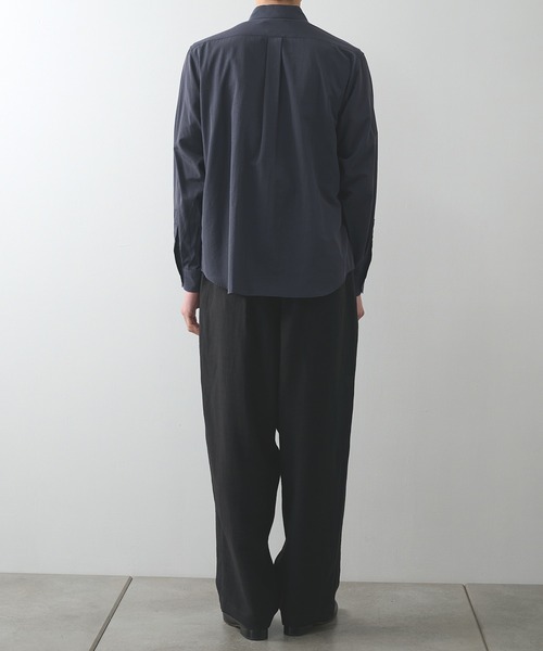 UJOH(ウジョー)の「【UJOH HOMME】Wide 2 Tuck PNT(スラックス・メンズ・ブラック/ブラウン・5/4)」の5枚目の写真