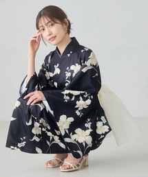 a.v.v（アーヴェヴェ）の「二部式で簡単に着られる！セパレート浴衣 3点セット【接触冷感/洗える/吸水速乾/WEB限定】（浴衣）」
