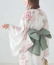 a.v.v（アーヴェヴェ）の「二部式で簡単に着られる！セパレート浴衣 3点セット【接触冷感/洗える/吸水速乾/WEB限定】（浴衣）」