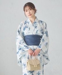 a.v.v（アーヴェヴェ）の「二部式で簡単に着られる！セパレート浴衣 3点セット【接触冷感/洗える/吸水速乾/WEB限定】（浴衣）」