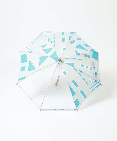 392 plusm（サンキューニプリュスエム）の「392PLUSM KIDS UMBRELLA 45 サンキューニプリュスエム キッズアンブレラ（長傘・キッズ・ブルー系3/ベージュ系5/ブラウン系1/カーキ系2/ネイビー系2/ブラック系2・45cm）」の16枚目の写真