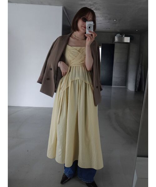 LAGUNAMOON(ラグナムーン)の「ライトダブルテーラードジャケット 【オフィスカジュアル】【夏服】(テーラードジャケット・レディース・チャコールグレー/ベージュ/モカ・FREE)」の16枚目の写真