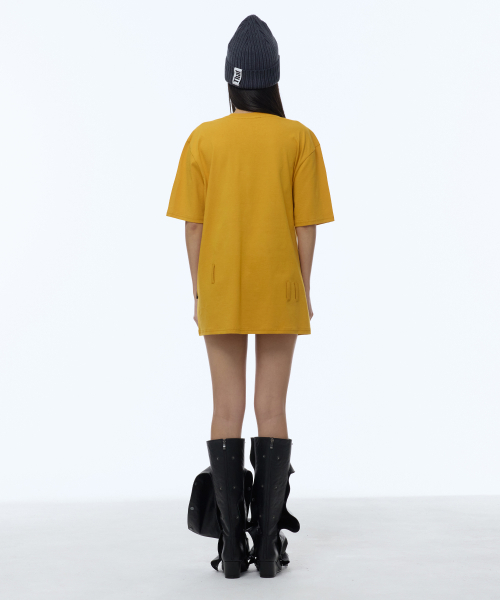 GILAARCHIVE(ギラアーカイブ)の「GILA GIRLS OVERSIZE T-SHIRTS_YELLOW(Tシャツ/カットソー・レディース・その他・FREE)」の5枚目の写真