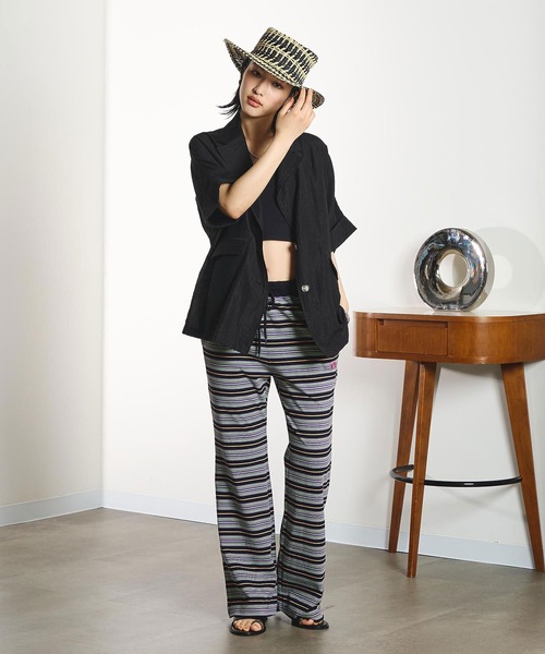 ROSE BUD(ローズバッド)の「S/S JACKET(テーラードジャケット・レディース・ブラック/ベージュ/ブラウン・ONE SIZE)」の9枚目の写真