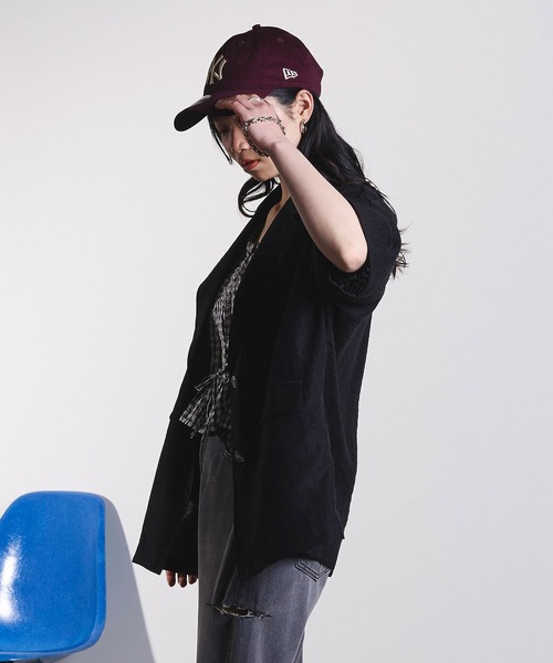 ROSE BUD(ローズバッド)の「S/S JACKET(テーラードジャケット・レディース・ブラック/ベージュ/ブラウン・ONE SIZE)」の14枚目の写真