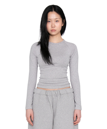 DAILY RAGLAN TEE (GREY)