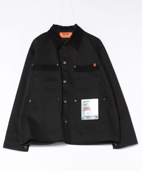 UNIVERSAL OVERALL(ユニバーサルオーバーオール)の「【72】【it】【UNIVERSAL OVERALL】COVERALL(カバーオール・メンズ・ブラック・X-LARGE)」の1枚目の写真