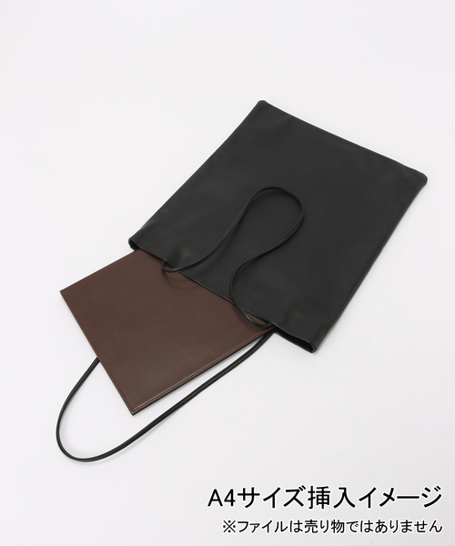 MODERN WEAVING(モダンウィーヴィング)の「modern weaving モダン ウィーヴィング SLIM LAMB SAK バッグ 198(ショルダーバッグ・レディース・ブラウン/アイボリー/ブラック・FREE)」の12枚目の写真