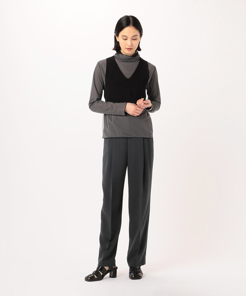 COMME CA(コムサ)の「〔 Sサイズ 〕【ツインニット 】コットンダルストレッチ(アンサンブル・レディース・ミント・5号)」の7枚目の写真