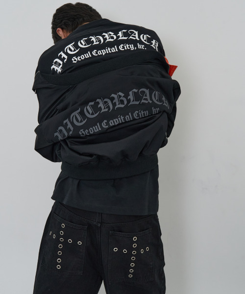 PITCHBLACK(ピッチブラック)の「EYELET CROSS POCKET PANTS (BLACK)(デニムパンツ・メンズ・その他・SMALL/MEDIUM/LARGE/X-LARGE)」の3枚目の写真