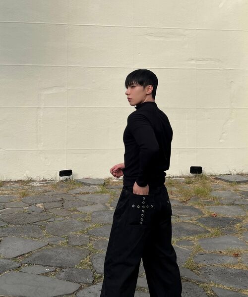 PITCHBLACK(ピッチブラック)の「EYELET CROSS POCKET PANTS (BLACK)(デニムパンツ・メンズ・その他・SMALL/MEDIUM/LARGE/X-LARGE)」の16枚目の写真