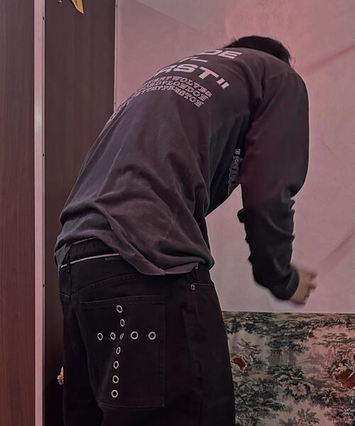 PITCHBLACK(ピッチブラック)の「EYELET CROSS POCKET PANTS (BLACK)(デニムパンツ・メンズ・その他・SMALL/MEDIUM/LARGE/X-LARGE)」の19枚目の写真