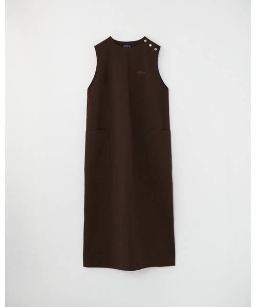 THOUSAND MILE（サウザンドマイル）の「[L's]SLEEVELESS OP DOUBLE WEAVE/スリーブレス ワンピース（ワンピース・レディース・ブラウン/ブラック/チャコールグレー・FREE）」の3枚目の写真