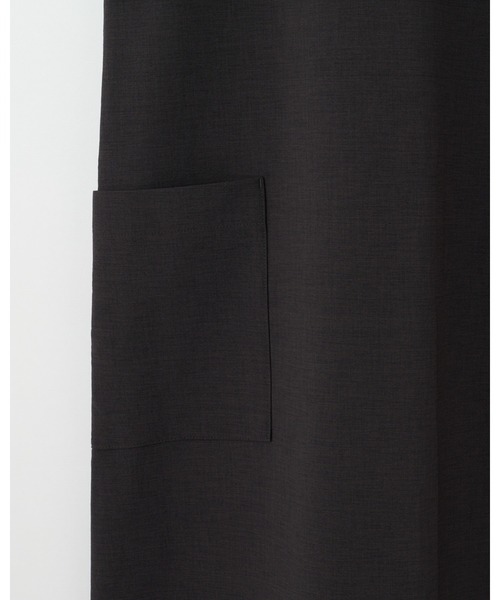 THOUSAND MILE（サウザンドマイル）の「[L's]SLEEVELESS OP DOUBLE WEAVE/スリーブレス ワンピース（ワンピース・レディース・ブラウン/ブラック/チャコールグレー・FREE）」の8枚目の写真