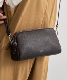 【BEAURE】≪別注≫Triple-Zip Cow Leather Shoulder Bag トリプルファスナーレザーショルダーバッグ 3ポケット ビュレ