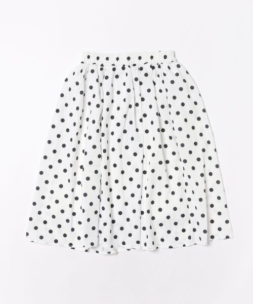 almo(アルモ)の「【LAMPOON】ドットフレアスカート(スカート・レディース・ホワイト・SMALL/LARGE/MEDIUM)」の7枚目の写真