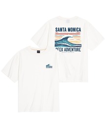 クールコットンオーバーサイズサンタモニカ半袖Tシャツ