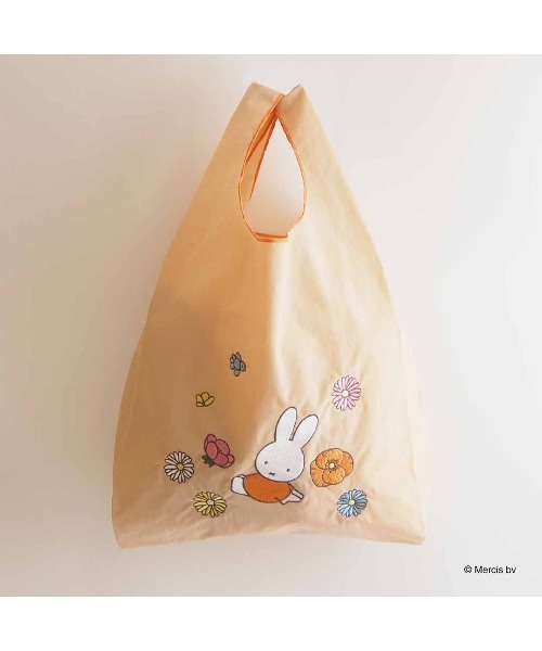 Dick Bruna(ディックブルーナ)の「BRUNA MOTIF EMBROIDERY ショッピングバッグ(エコバッグ/サブバッグ・レディース・ピンク/グレー/ベージュ/ブルー・FREE)」の3枚目の写真
