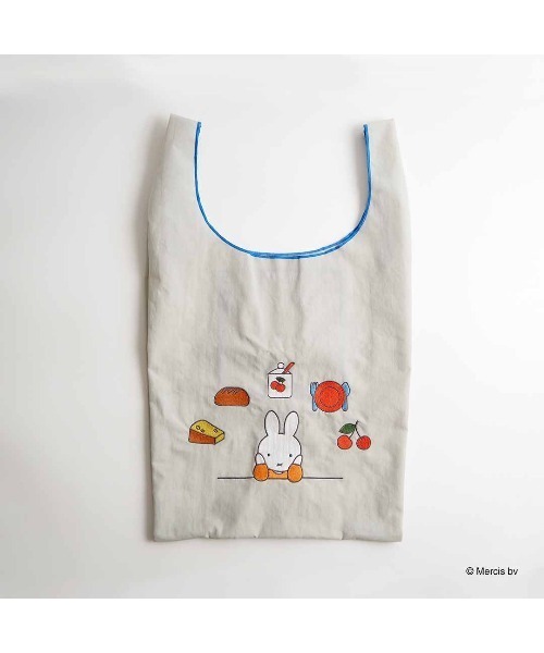 Dick Bruna(ディックブルーナ)の「BRUNA MOTIF EMBROIDERY ショッピングバッグ(エコバッグ/サブバッグ・レディース・ピンク/グレー/ベージュ/ブルー・FREE)」の7枚目の写真