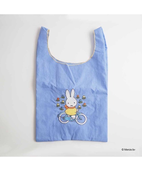 Dick Bruna(ディックブルーナ)の「BRUNA MOTIF EMBROIDERY ショッピングバッグ(エコバッグ/サブバッグ・レディース・ピンク/グレー/ベージュ/ブルー・FREE)」の13枚目の写真